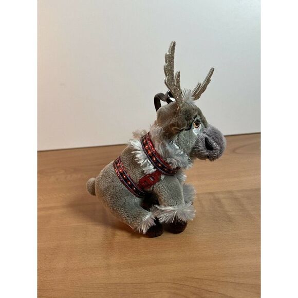 TY Beanie Babies Frozen II Sparkle Sven Keychain Disney Christmas Plush 4” - Picture 5 of 7